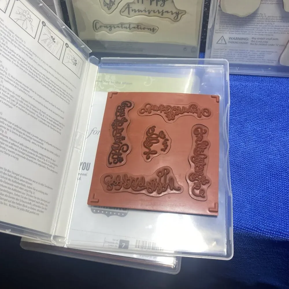 Stampin' Up Lot Of 6 Sale-a-Bration Sets; Whimsical Words And More